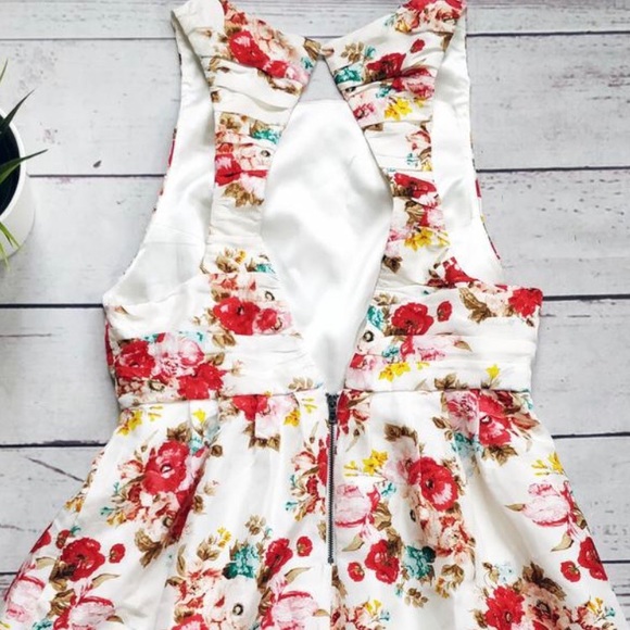 ALICE & OLIVIA FLORAL SILK DRESS Sz 2 - Picture 9 of 12